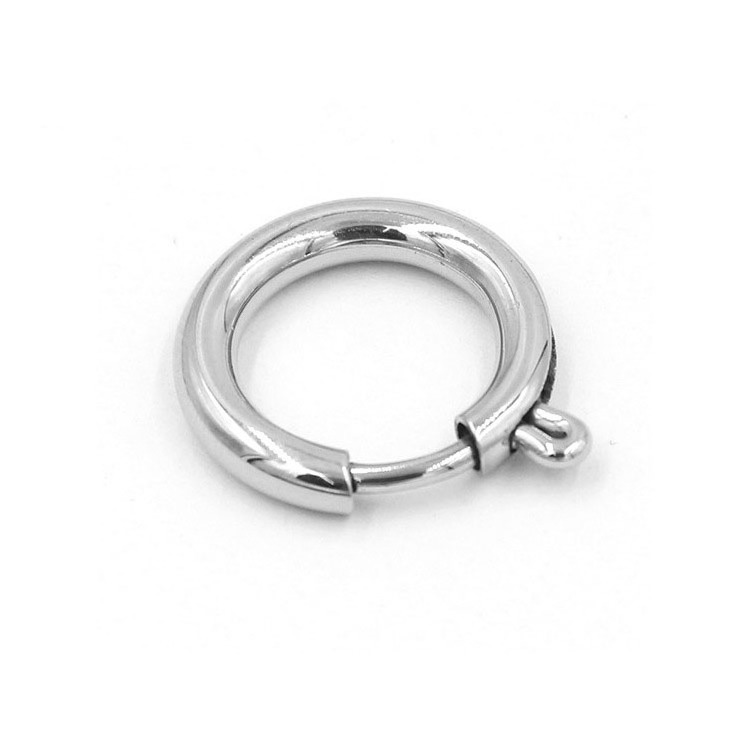 Many sizes Stainless steel spring ring clasps 18k Gold clasps