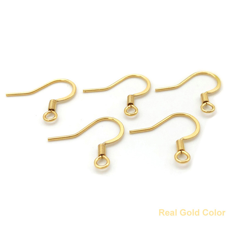 gold color 316 stainless steel earring hooks