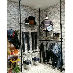 clothing shop furniture clothes shop fitting fixture cloth display cabinet stand showcase for garment store