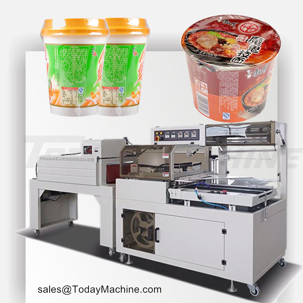 Automatic Sleeve Film Cutter And Sealer Shrink Wrap Packaging Water Bottle Packaging Machine