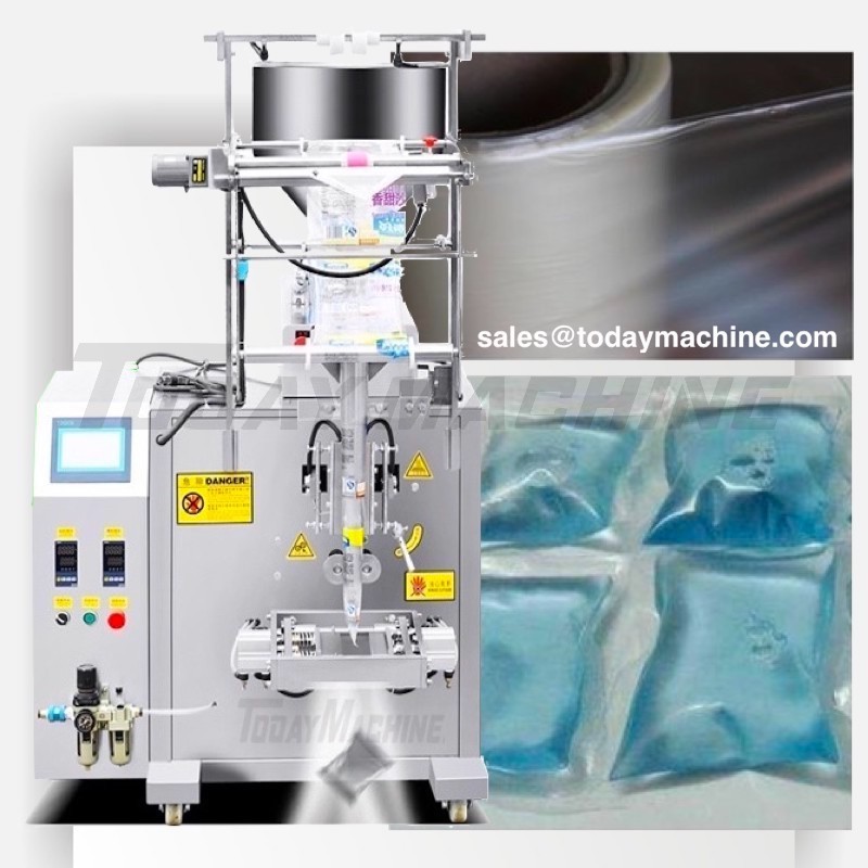 laundry detergent powder capsule making machine laundry pods packing machine automatic water soluble pva film packaging machine