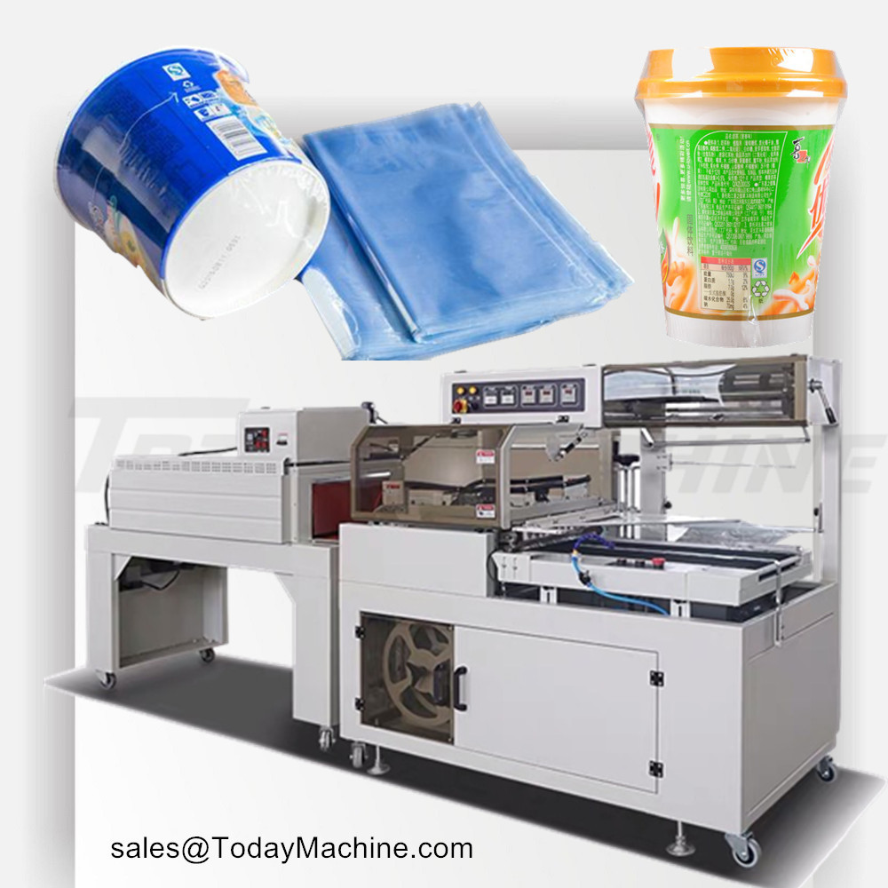 Automatic Sleeve Film Cutter And Sealer Shrink Wrap Packaging Water Bottle Packaging Machine