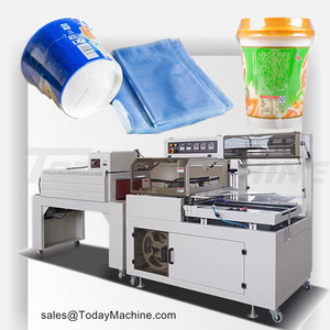 Automatic Sleeve Film Cutter And Sealer Shrink Wrap Packaging Water Bottle Packaging Machine