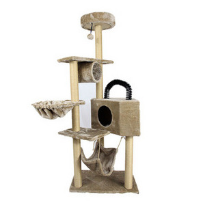 Cat Tree Climbing House Cat Toy Hammock For Scratc Cat Scratcher Tower Condo