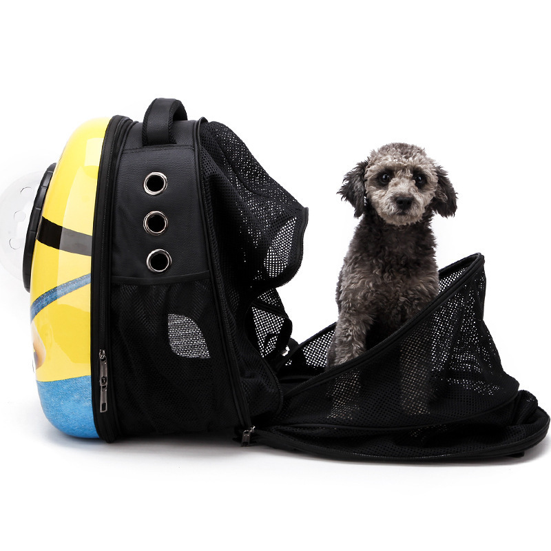 Cat Bag Multifunctional Folding Space Capsule Pet Bag Outing Portable Dog Bag Expandable Pet Backpack Carrier Durable Suitcase