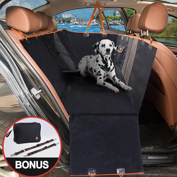 Pet Dog Seat Car Cover Car Hammock Dog Seat Car Carrier Cover Rear Back Blanket Mat Non-slip Folding Cushion For Dogs Blankets