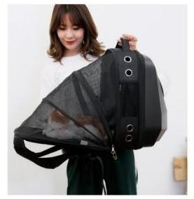 Space Capsule Post-Extension Expansion Pet Cat Backpack Out Carrying Bag Portable Chest Dog Bag CARRIERS Pet Cages