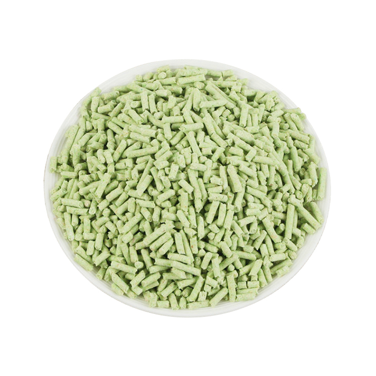 Food Grade Clumping Cat Litter Odor Control 99.9% Dust Free Flushable Tofu Cat Litter