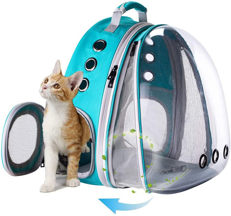 Wholesale Pet Carrier Deluxe Front Expandable Dog Cat Pet Travel Backpack Portable Outdoor Carry Bag