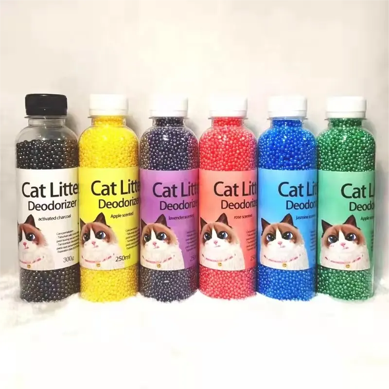 Hot Sale Cat Products Litter Deodorant Beads Cat Litter Cleanser Litter Box Odor Eliminator For Strong Urine Odor