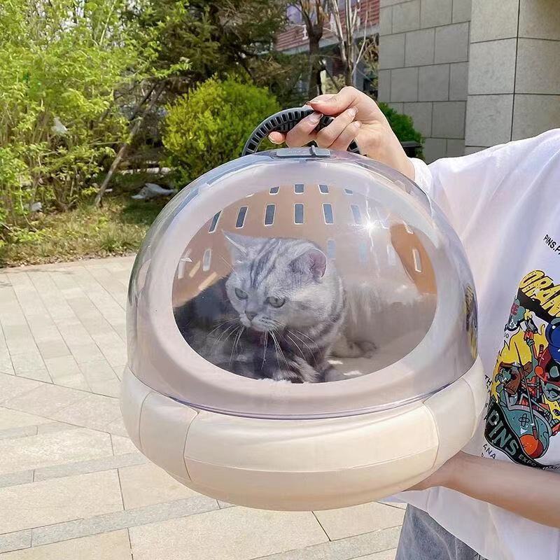 Portable Travel Cat House Pet Travel Box Multi-function Cat Carrier Portable Space Capsule