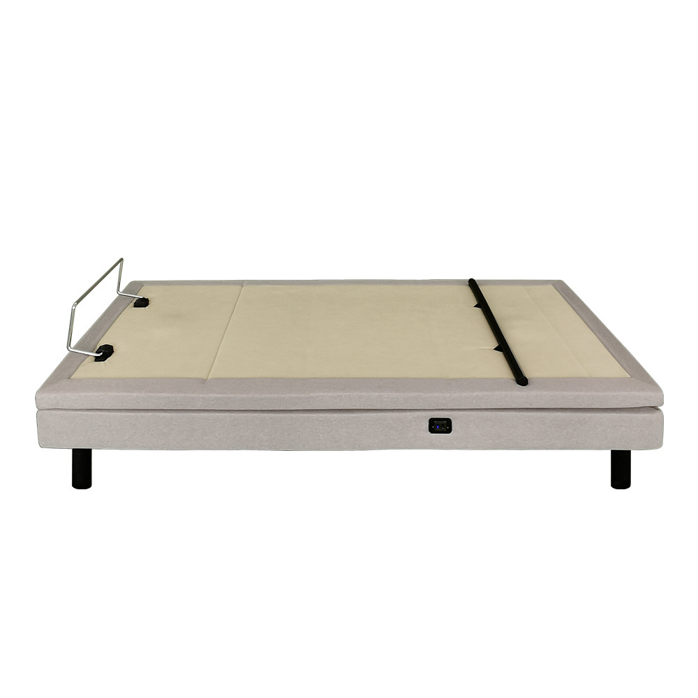 Todly Electric Smart Mulin Adjustable Bed with 4 Mulin Brand Motors Head tilt Lumbar Support