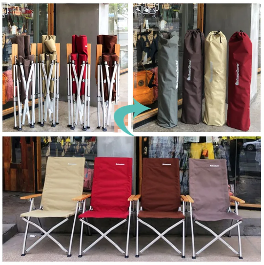 New Portable Outdoor camping Folding foldable Chair for Camping Beach Fishing Picnic Patio  Tent chair and table.