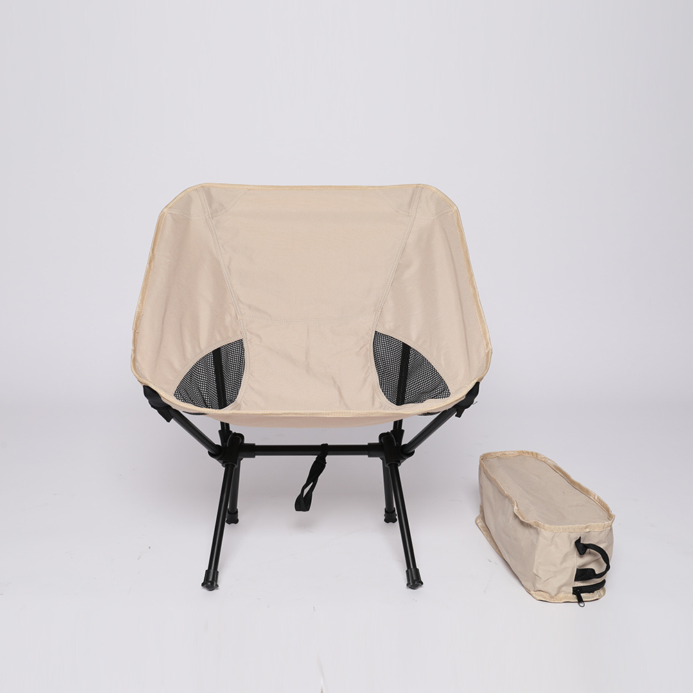 Travel Lightweight Aluminum Ground Folding Chair Beach Chair Outdoor Camping Chair