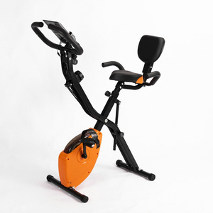 China TODO Hot Sales Indoor upright Magnetic Exercise Bike Good Quality Home Fitness Mini Folding Exercise X Bike