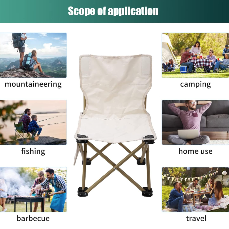 TODO 2023 new Outdoor Lawn Folding Moon Oversized Camping camping Chairs camping folding Extra Back Wide Pocket.