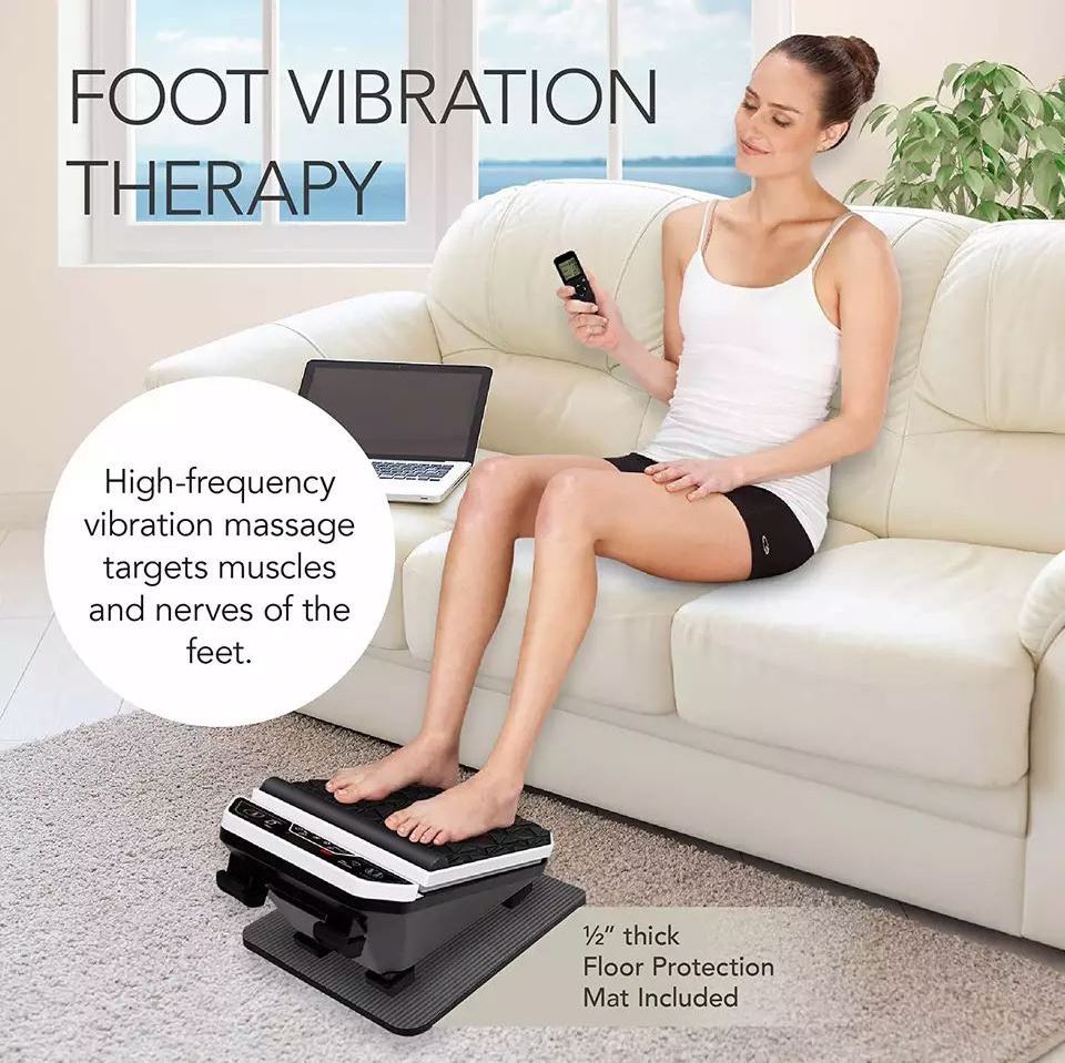 Pedicure Reflexology Vibration Electric Vibrating Foot Massage Machine With Remote