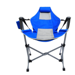 Portable Lightweight Outdoor Swing Stargaze Camping Rocking Chair Portable Folding Foldable Recliner Carry Bag Iron Metal Dining