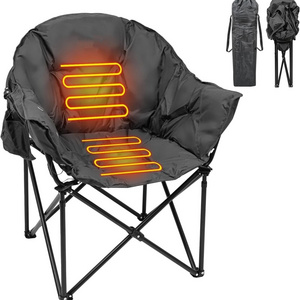 Portable Folding Heated Double Seat Outdoor Sport Accessories Camping Beach Fishing Chairs with Padded for Hiking wholesale