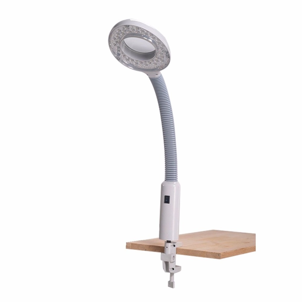 professional beauty salon lamp LED 5X 3X  magnifier light magnifying glass with LED magnifier