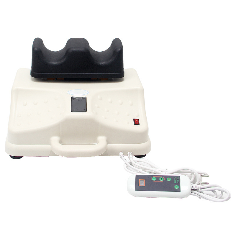 electric infrared foot massage chi swing machine with remote control vibration rehabilitation