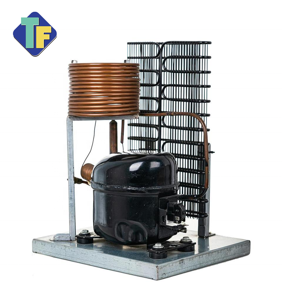 R134a 230V 50Hz Air Cooled Outdoor Mini Condensing unit for Milk Cooling Tank Water Dispenser