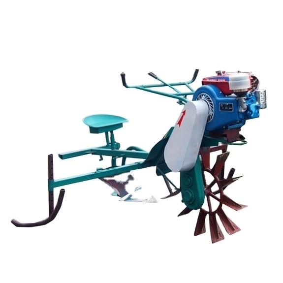 Easy to Use Field Diesel Tools Farming Equipment Agricultural Power Tiller Weeder Cultivation for Farmer