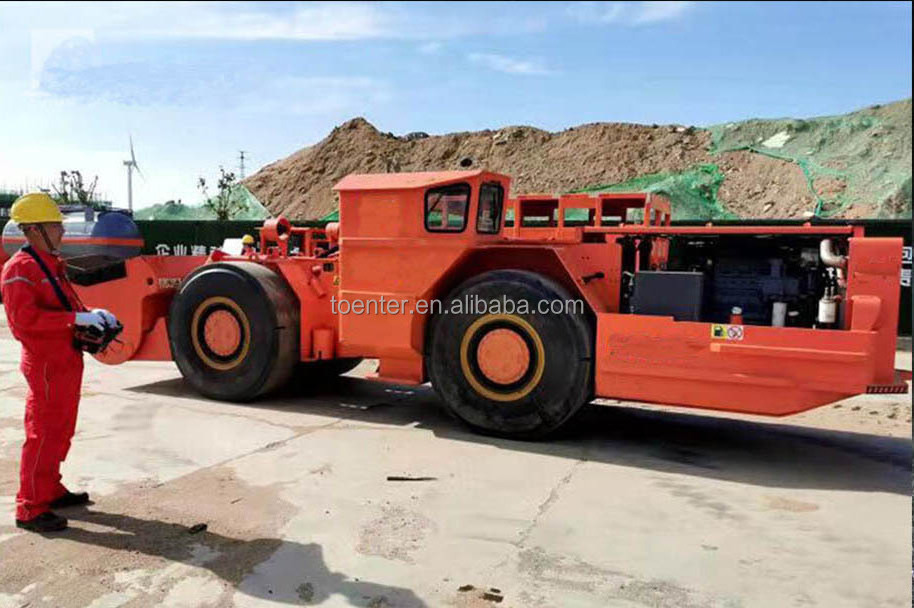 High quality Sturdy mining scoop 10 tons good quality underground wheel mucking loader