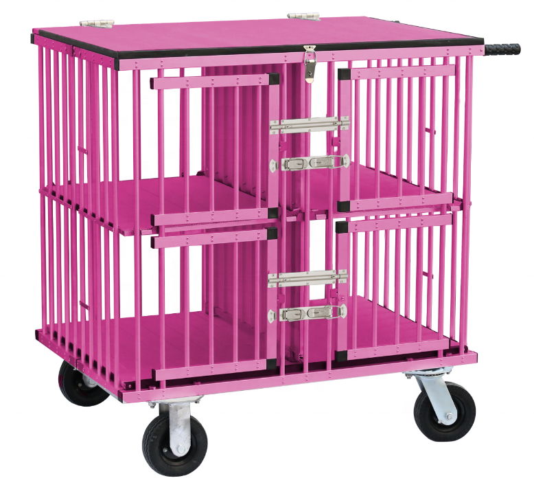 Pet show trolley outdoor dog salon foldable Wheel mobile AEOLUS factory Wholesale customization pet show trolley new design 2023