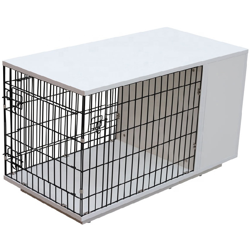 Indoor Pet Crate Dog Cage Metal Wire Pet Crate House Factory New Breathable Kennel a Wholesale Travel Durable Portable Indoor