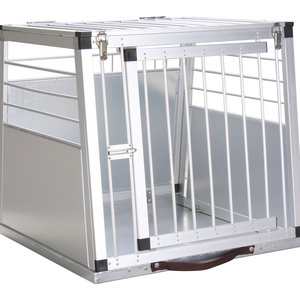 KA-601 Aeolus Pet Carrier Aluminum Dog Crate Foldable Pet Cage Car Cage