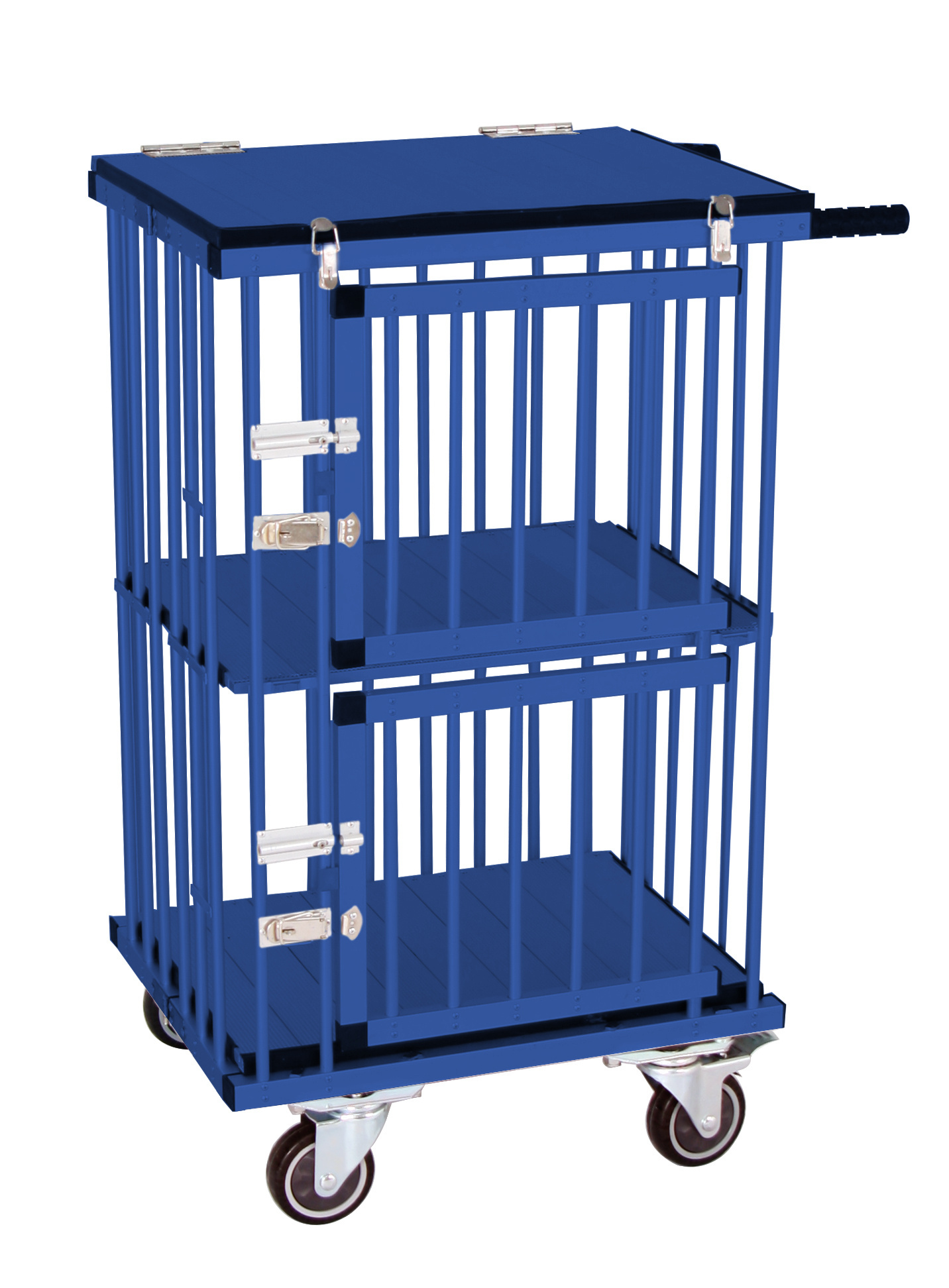 KB-514NAT Aeolus Aluminum Foldable Pet Cage Dog Trolley China factory supply new design pet trolley