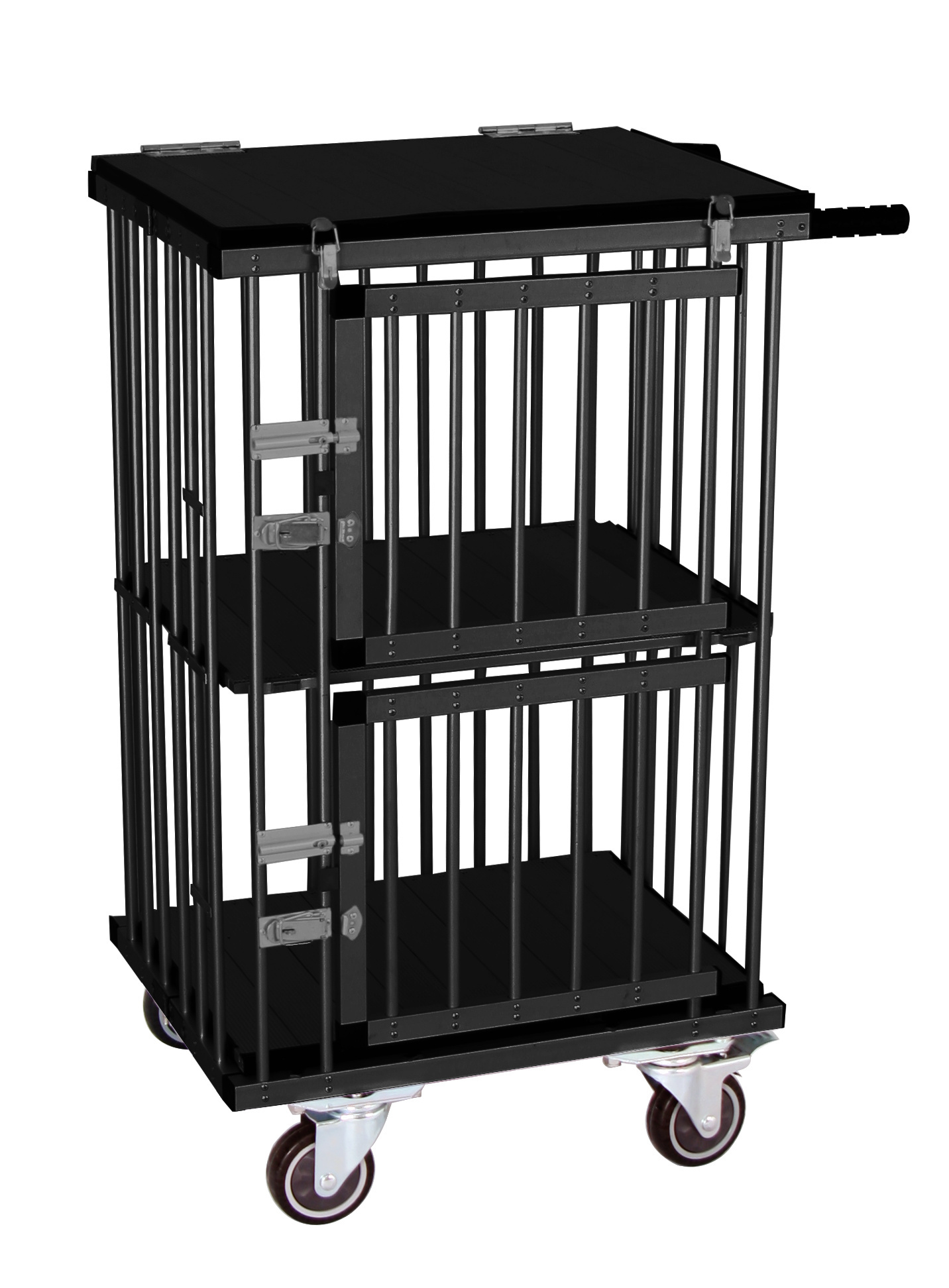 KB-514NAT Aeolus Aluminum Foldable Pet Cage Dog Trolley China factory supply new design pet trolley