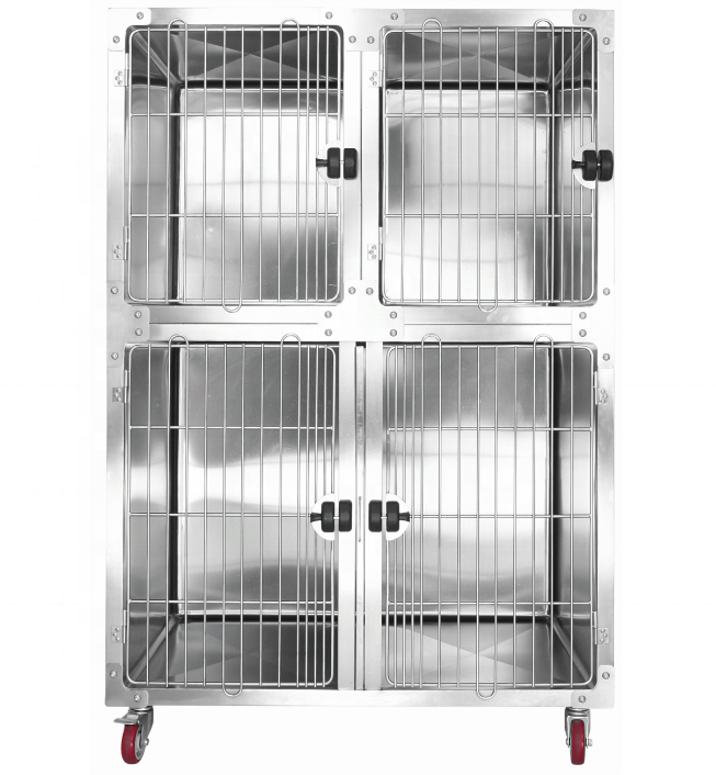 Factory Supply Wholesale quality assurance Pet Cage AEOLUS hot sale cat dog veterinary stainless steel vet cages