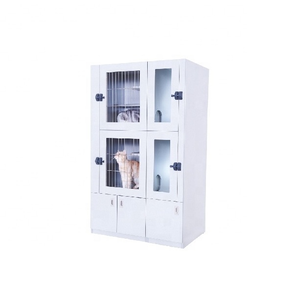 KC-701 Heavy Duty Cat Condo Double-Deck Pet Kennel Cages Kitty Condo Kennel