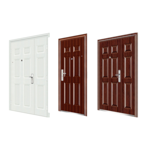 Modern Stainless Reinforced Exterior Steel Metal Door Others Fancy Safety Security Doors Cheap Price