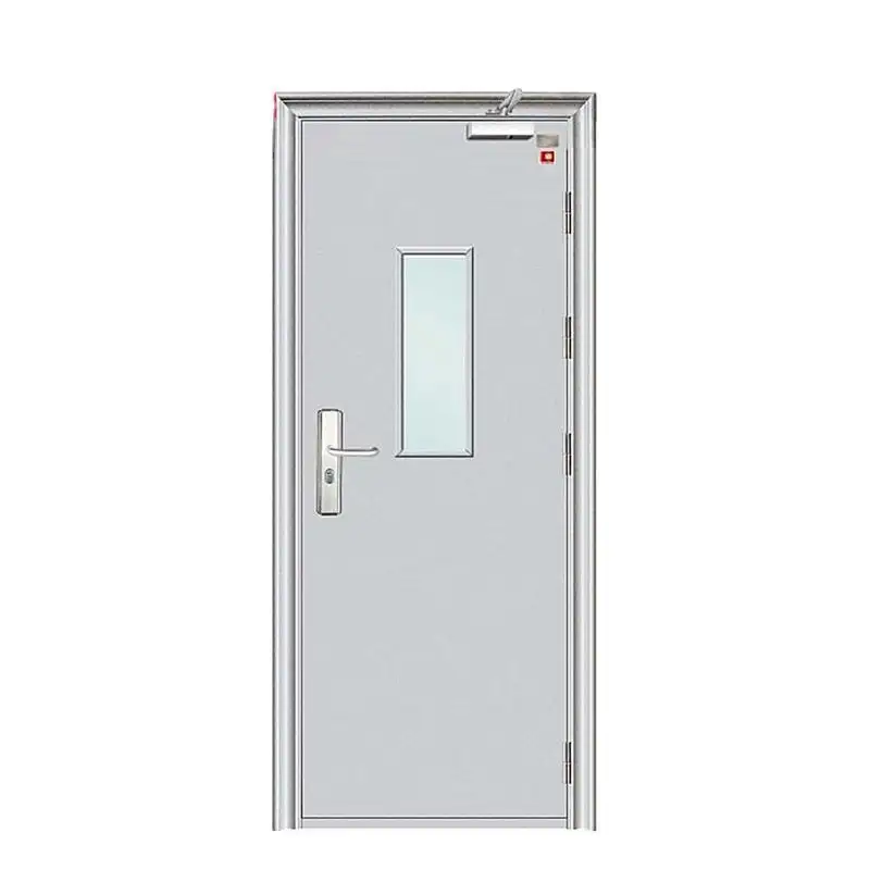 New Arrival Manufacture Red High Quality Security Steel Fire Rated Fireproof Door for Houses