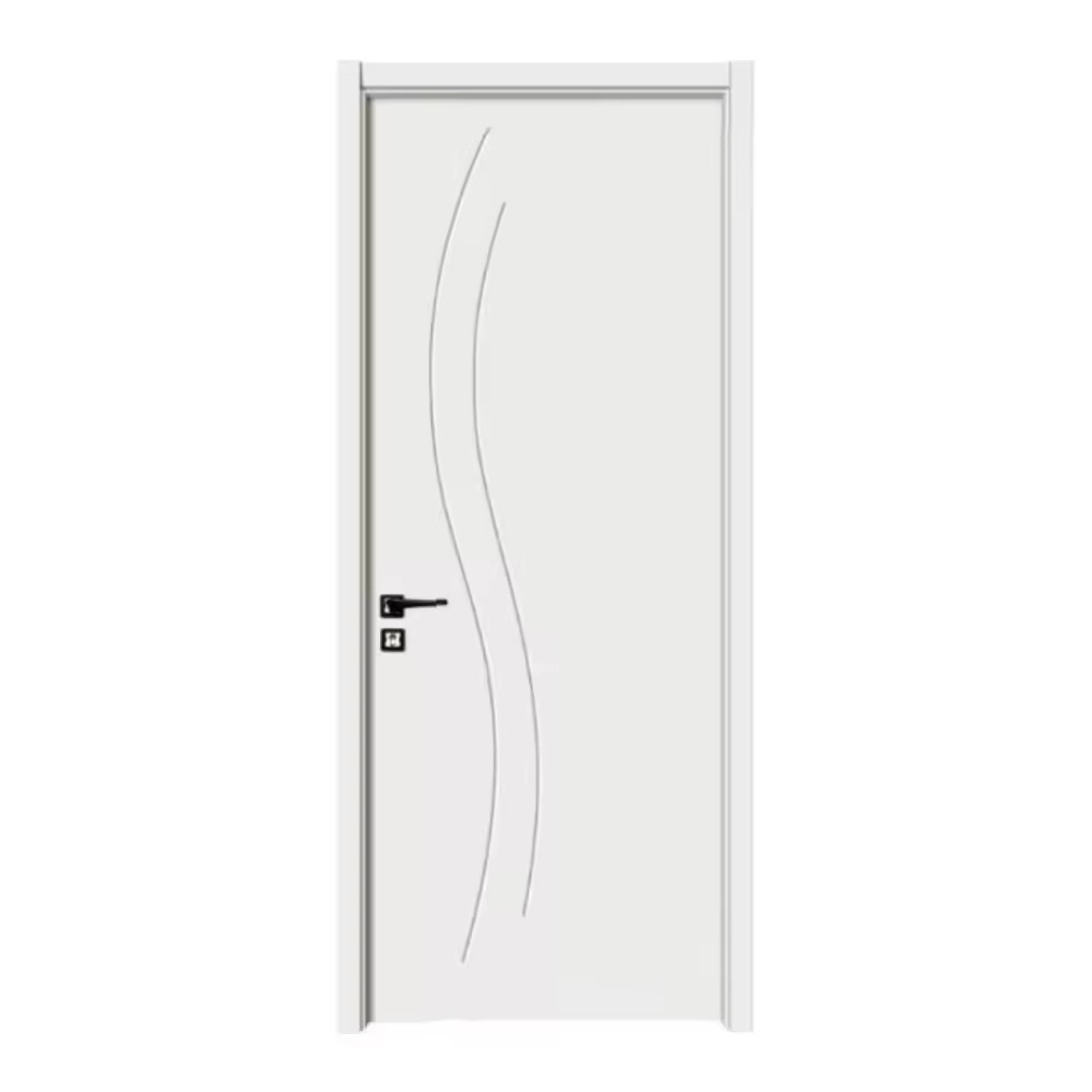 Supplier Wholesale Latest Design Wooden Door New China Wood Room Bedroom Waterproof Modern Interior MDF Door