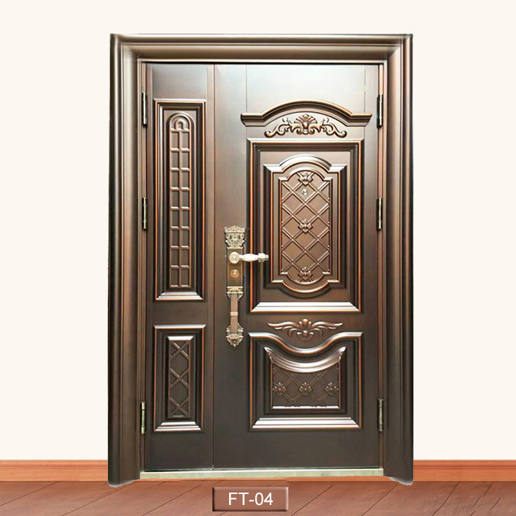 Europe Market Hot Sale Residential Cheap Steel  Home Security Door