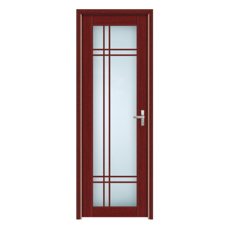 Kitchen Toilet Door Design Decorative Fiber Frosted Glass Aluminum Bathroom Door