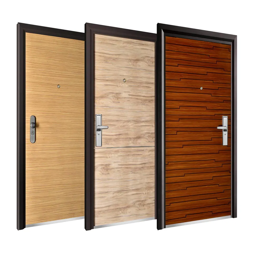 Steel Front Security Door Main Entrance Steel Door Puertas Interiores Para Casas Iron Doors Stainless