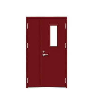 New Arrival Manufacture Red High Quality Security Steel Fire Rated Fireproof Door for Houses