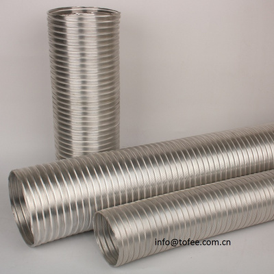 Semi Rigid Spiral Aluminum Flexible Duct