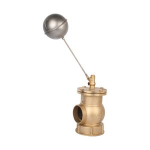 Threaded Brass Floating Valve with SS ball (DN15, 20, 25, 32, 40, 50, 65, 80, 100)