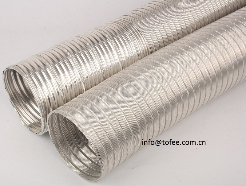 Semi Rigid Spiral Aluminum Flexible Duct