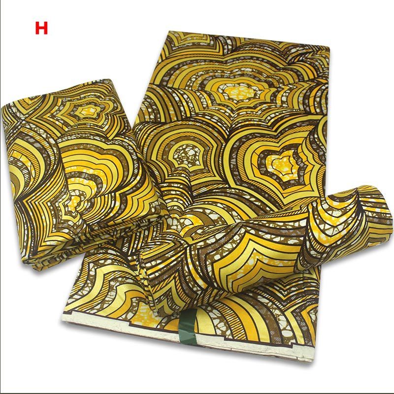 Super high quality golden wax hot sale wax print fabric 100% ankara wax stones pattern fabric