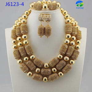 2019 High quality  beautiful indian beads jewelry sets bridal african beads for jewelry making