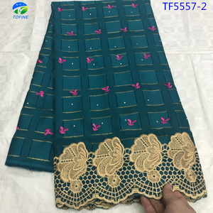 Dubai imported cotton swiss lace wholesale nice lace fabric high quality swiss voile lace