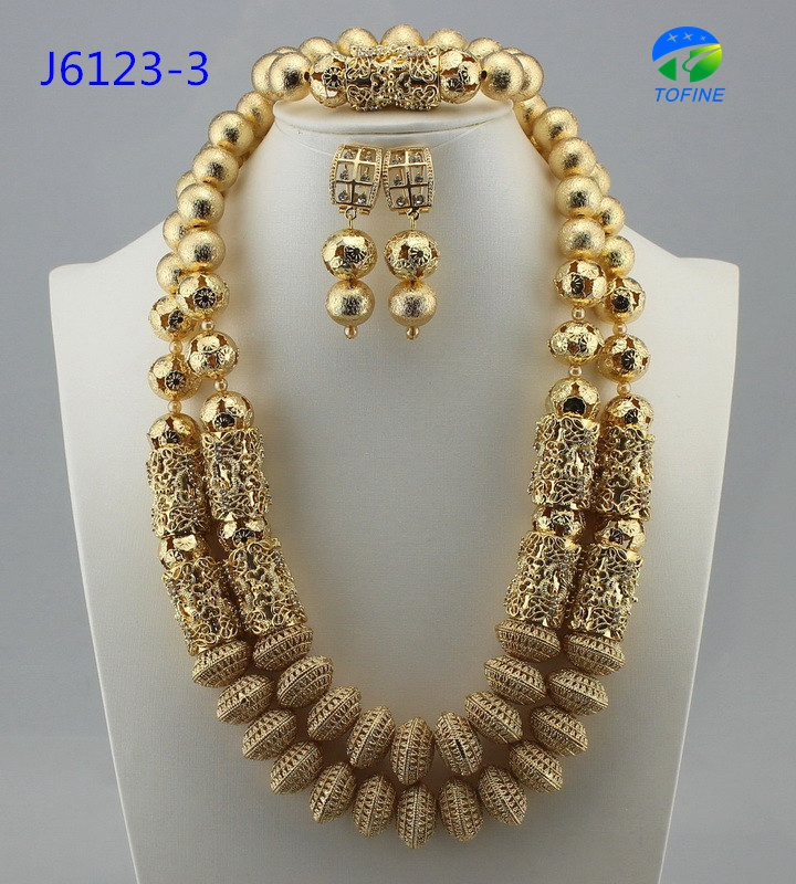 2019 High quality  beautiful indian beads jewelry sets bridal african beads for jewelry making