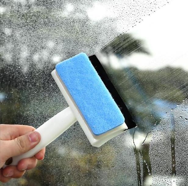 Window cleaner screen double wiper bathroom wall brush double sided cleaning floor wiper